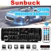 220 В-240 В эквалайзер Bluetooth стерео усилитель 800 Вт 4 Ом 2 канала USB 64 ГБ диск/SD-карта автомобильный домашний AV-усилитель мощности