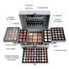Makeup Set Box Eyeshadow Lip Blush Nail Polish Eyebrow Pencil Multifunctional Palette Christmas Wedding Birthday Gift Cosmetics, 1pc