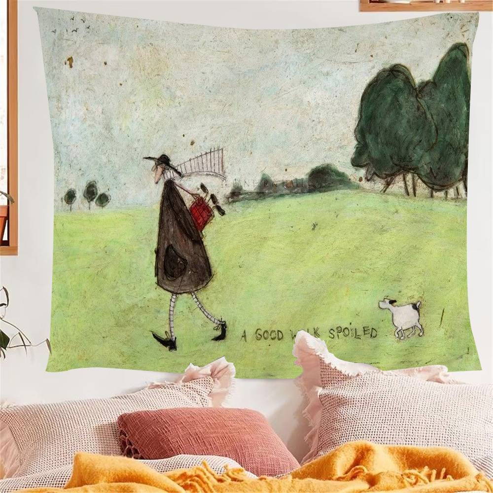 1PC SSam Toft Retro Nostalgia Colorful Tapestry Wall Hanging Bohemian Wall Tapestries Mandala Wall Hanging Sheets
