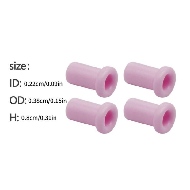 4 шт. Керамический адаптер-защита 3D-принтера Расширенная керамическая подающая трубка-защита Легкая установка Для X1 X1C P1P P1S