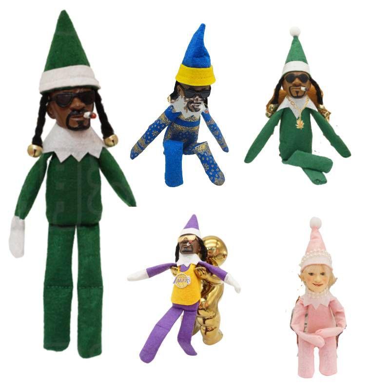 Unique Hand-sculpted Felt Christmas Elf Doll For Home Decoration