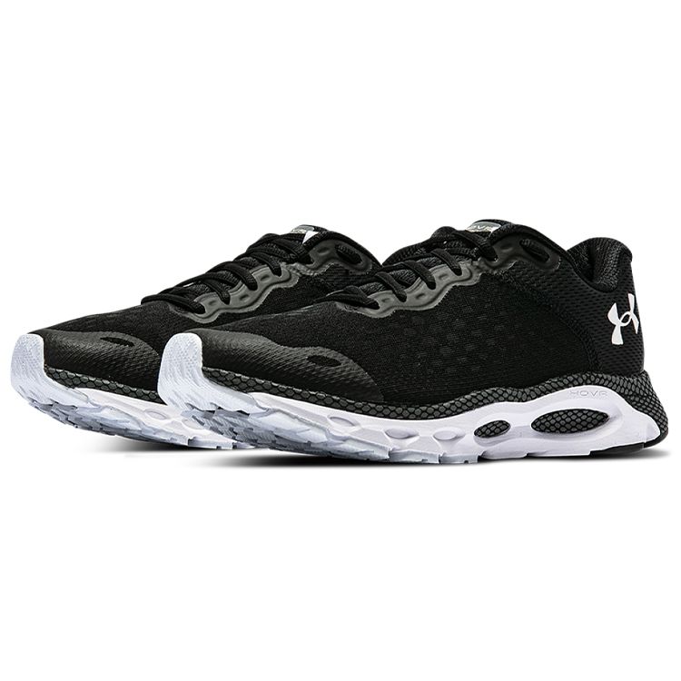 Under Armour Infinite 3 Шнуровка Ткань Сетка Низкий верх Кроссовки для бега Унисекс кроссовки Черный 3025198-001