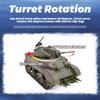 Remote Control Tank 1/16 Full-scale Remote Control Tank Toys Simulated Sound and Motion 360 Degree
