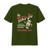 Футболка Tiki Jo Санта-Моника Калифорния Винтажный Бар Полинезийская Еда Экзотические Напитки Дизайн винтажный Стиранный принт