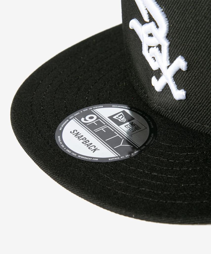 New Era Кепка 9FIFTY Chicago White Sox MLB Базовая Коллекция 11591070, Черно-Белый, Полиэстер, Snapback, Унисекс
