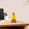 Flame Lamp 3-speed Mode Indoor Atmosphere Lamp Outdoor Camping Decorative Lamp Torch Lamp