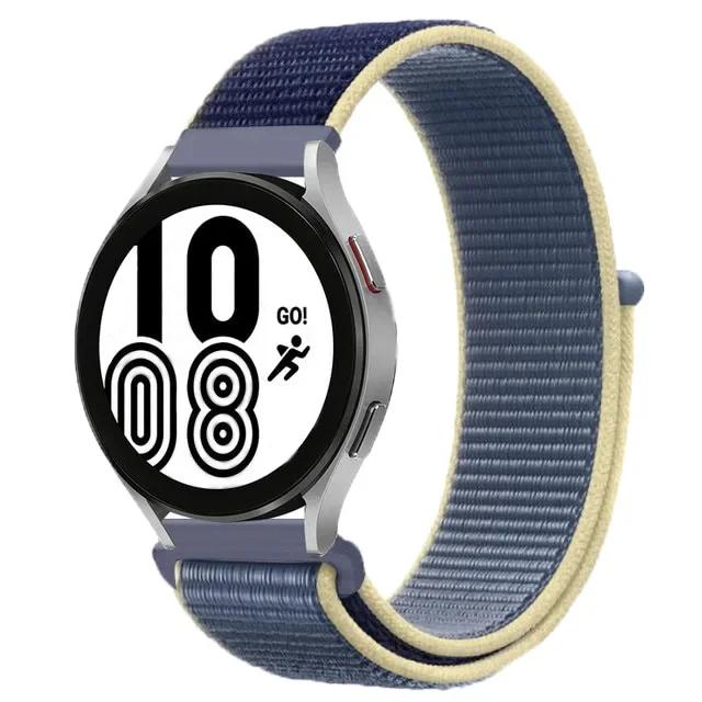 Нейлоновый ремешок-петля 20 мм 22 мм для Garmin Forerunner 265 965 255 255M 245 645 158/Venu 2Plus/Vivoactive 4 3/Venu SQ 2 Ремешок для браслета