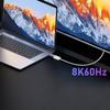 Конвертер Mini DP на Большой DP 8K60 Гц DP Папа на Маму Двунаправленный Адаптер-Конвертер Display Port Видео Аудио Удлинительный Кабель Штекер