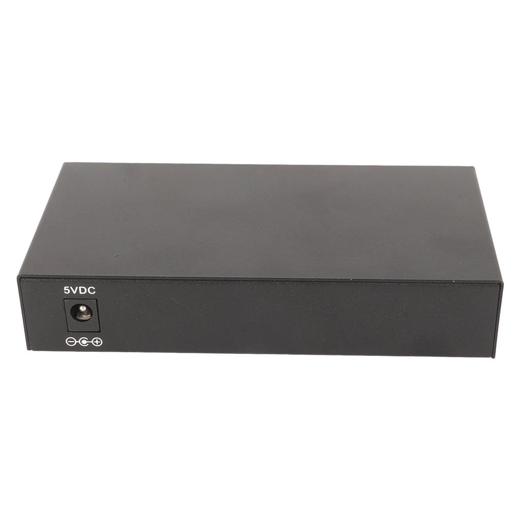 Оптоволоконный коммутатор SFP, 6 портов, 10, 100, 1000 м, самоадаптирующийся светодиодный индикатор, оптический коммутатор Ethernet для офиса