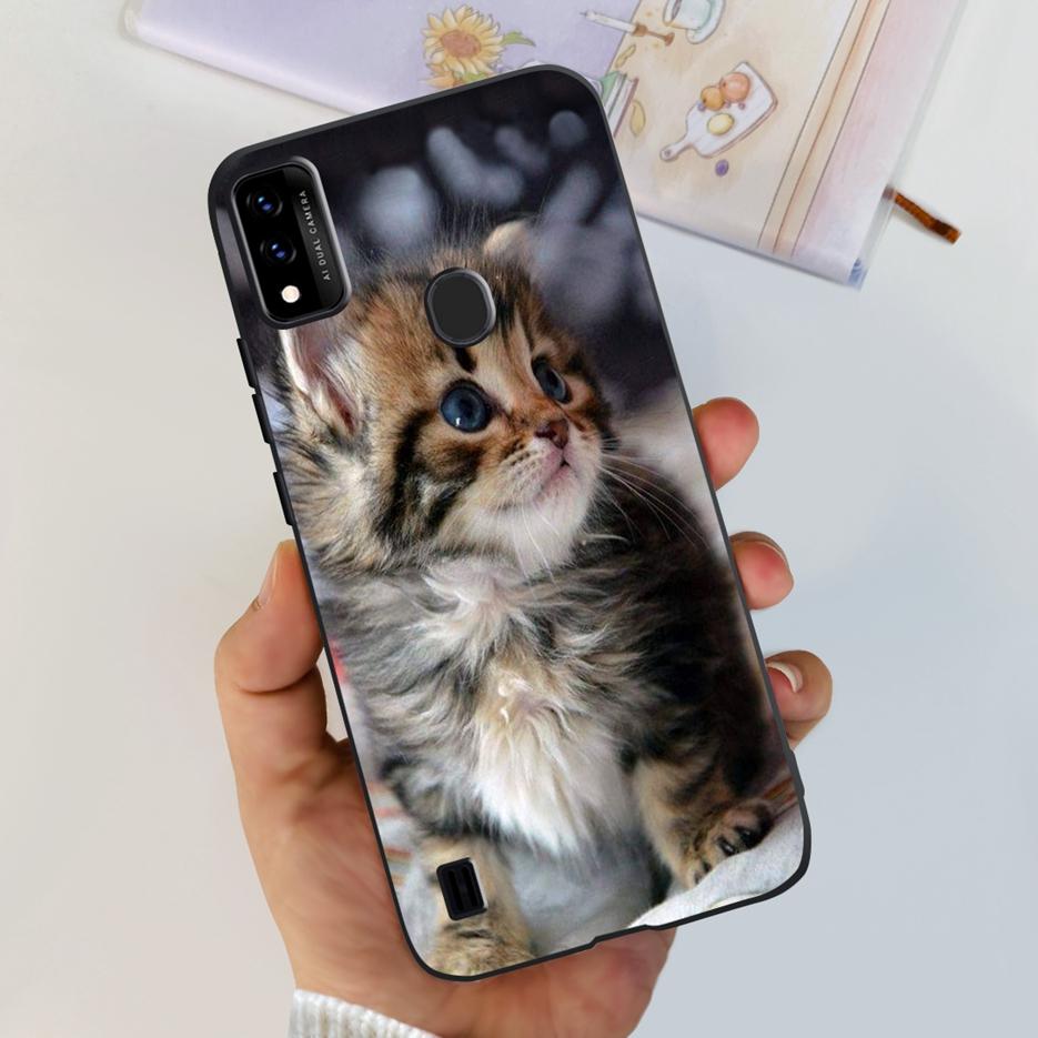 Чехол для ZTE Blade A51 A71 Новый модный окрашенный задний чехол Ударопрочный чехол для телефона для ZTE Blade A71 A7030 BladeA51 Мягкий ТПУ Fundas