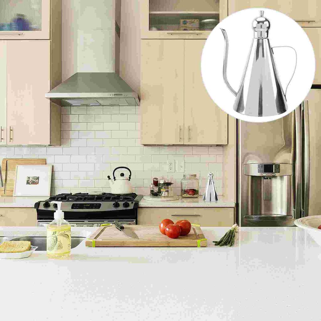 304 Нержавеющая Бутылка Масло Приправа Диспенсер Уксус Чайник Вода Банка Бытовая