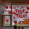 Reusable Halloween Window Stickers Scary Realistic Electrostatic Window Decals  Home Decoration