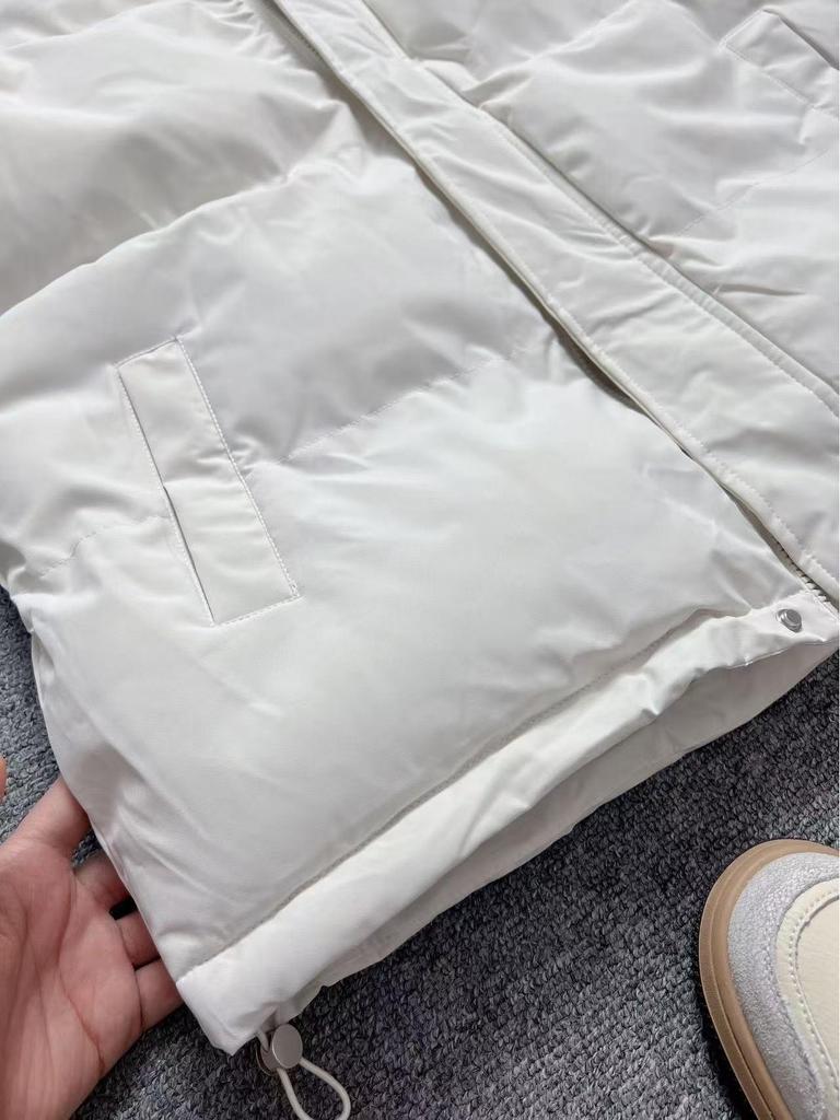 Unisex Plus Size Stand Collar Winter Fashion Printed Down Cotton Vest Jacket