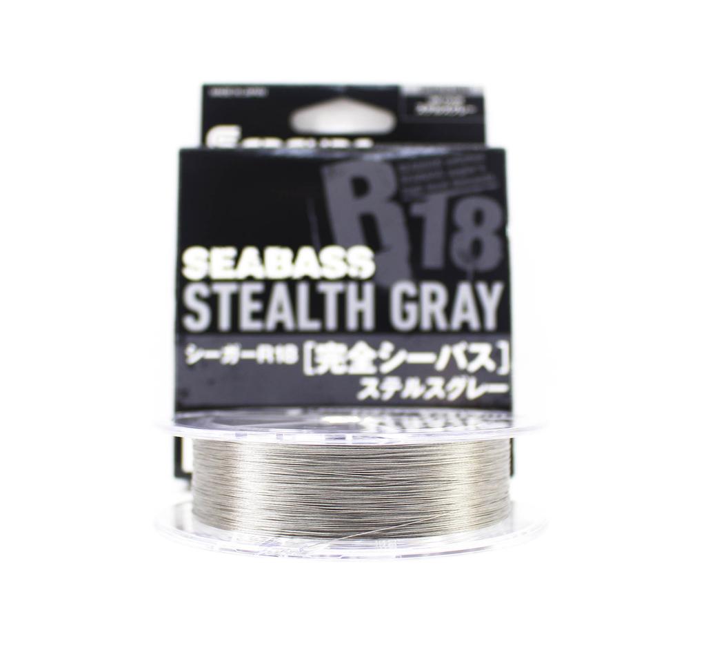 Seaguar Леска PE R18 Seabass 150м Размер 1 19lb Stealth Серый (8252)