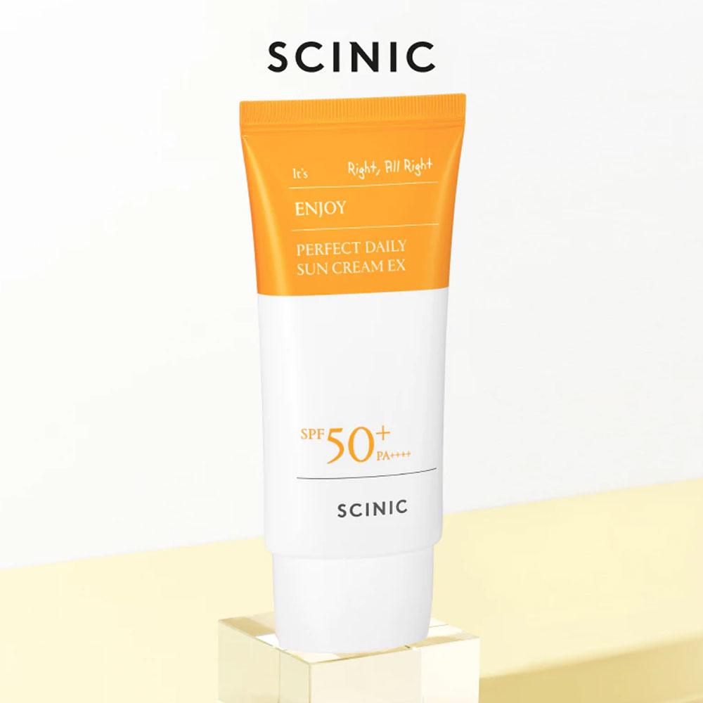 Scinic Наслаждайтесь идеальным ежедневным солнцезащитным кремом EX 50 мл (SPF50 +)