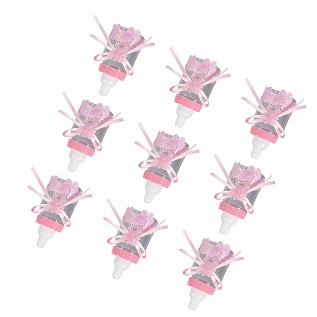 12 шт. Конфетные шоколадные бутылочки в коробке для девочки, мальчика, для вечеринки Baby Shower, сувениры, подарки, украшения