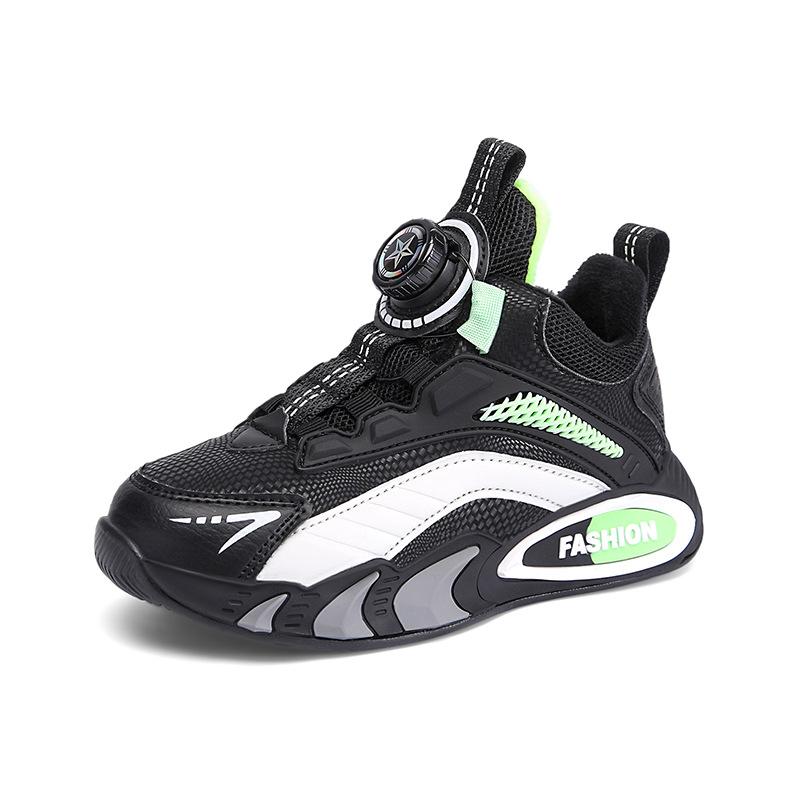 Весенне-летние низкие дышащие мужские кроссовки из сетки, детские кроссовки для бега с вращающейся пряжкой, спортивная обувь для студентов мужского и женского пола, бег