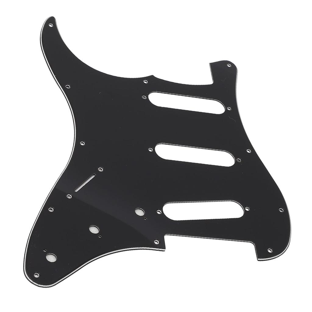 Guitar Pickguard Scratch Plate 11 Holes Left Handed Electric Guitar Pickguard for Practice and