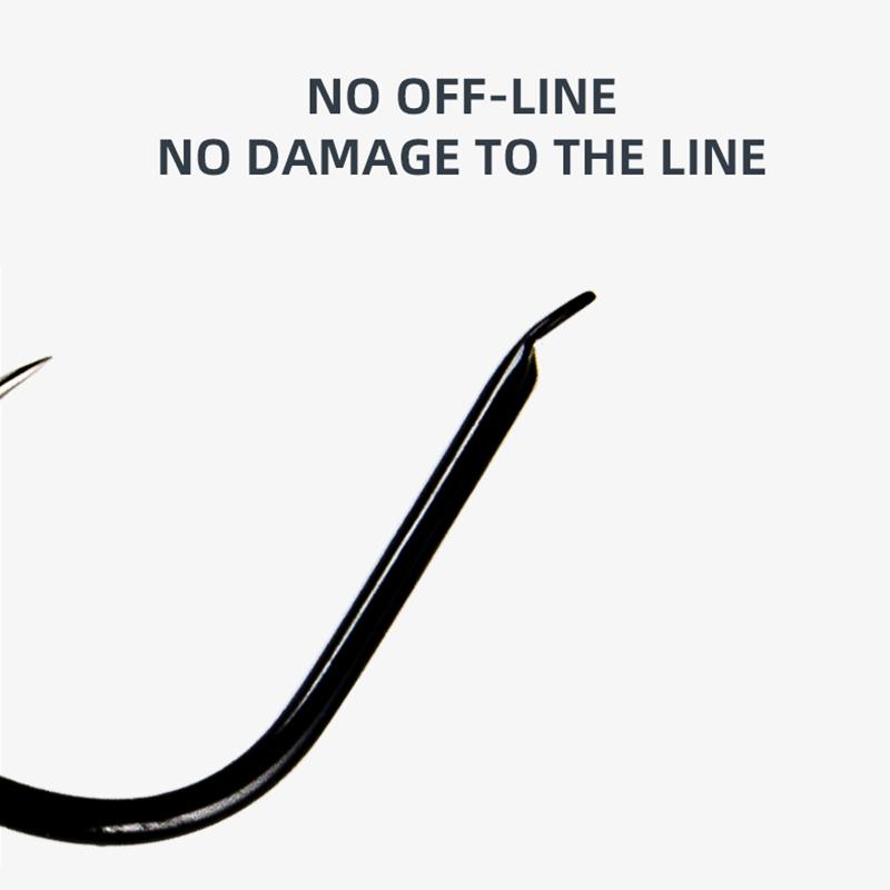 8 шт. наборы рыболовных крючков с колючими рыболовными крючками, высокопрочные крючки из вольфрамовой стали, рыболовные снасти