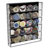 Acrylic Coin Display Box Transparent Magnetic Door Large Capacity Challenge Coin Stand Display Case Wall-mounted Storage Holders