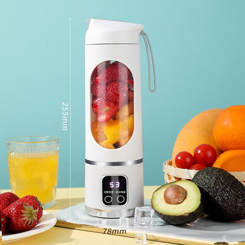 Portable Electric Juicer 450ml Juice Blenders USB Recharable Mini Fruit Mixer Wireless Juicer Bottle Fresh Juice Extractor