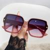 Женские солнцезащитные очки с большой оправой в уличном стиле с защитой от УФ-лучей