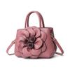 Solid Color New Preppy Style Women's Bag PU Leather Flower Portable Shoulder Bag