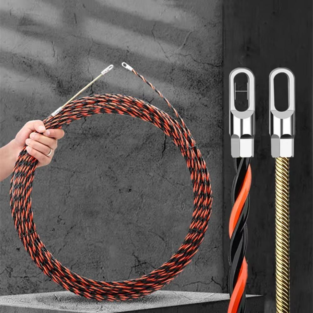 20 M Cable Wire Threader Puller Efficient Wire Threading Large Hole Lead Device Metal Pipes