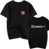 New Sale Ambrera Logo Roundneck Unisexs Resident Evil Halfsleeved Tshirt Umbrella Company Summer Shortsleeved Clothing