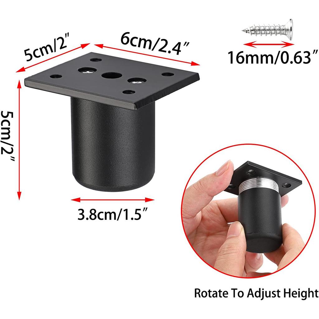 Регулируемые ножки шкафа Регулируемые ножки мебели Диван Мебель Шкаф Подъемник DIY Мебель Замена Ножки для тумбы под телевизор Foo