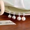 Exquisite and Gentle Style Pearl Earrings for Women with Light Luxury High-end French Romantic Earrings