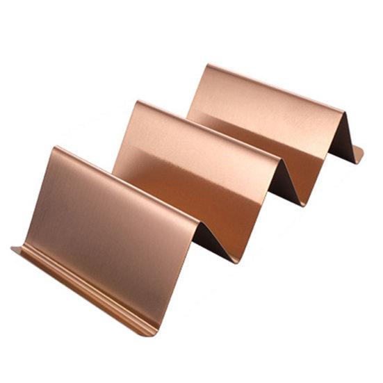 Taco Holder Smooth Surface Convenient Stainless Steel Mexican Food Display Stand Home Supplies