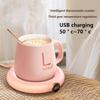 Smart Electric Teapot Warmer Beverage Warmer Usb Charging Coffee Cups Heater with Adjustable Temperatures for Home