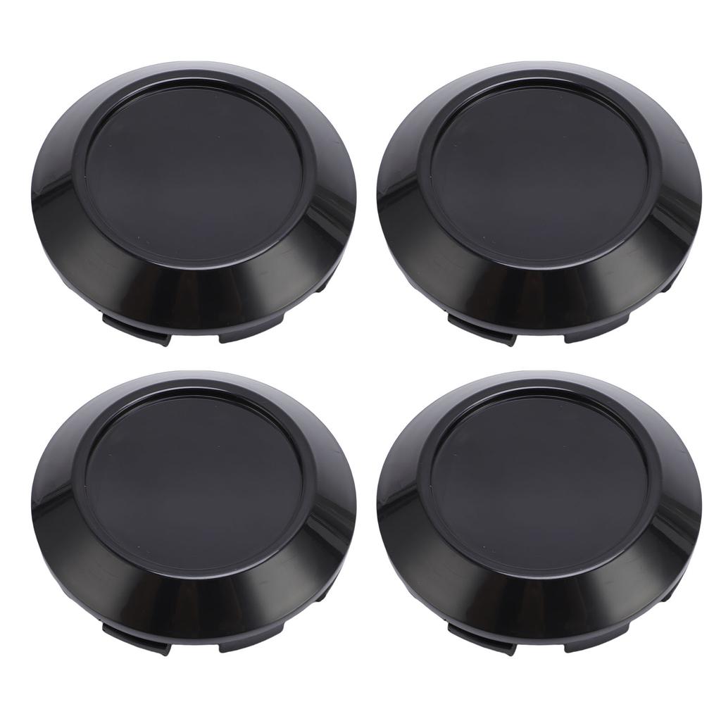 4 шт. Колпаки на центр колеса Отличная герметизация Изысканный АБС Защелкивающиеся Колпаки на центр ступицы колеса 76 мм Внешний диаметр Черный