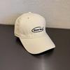 Embroidery Letter Simple Pattern Neutral Casual Baseball Cap For Daily Use