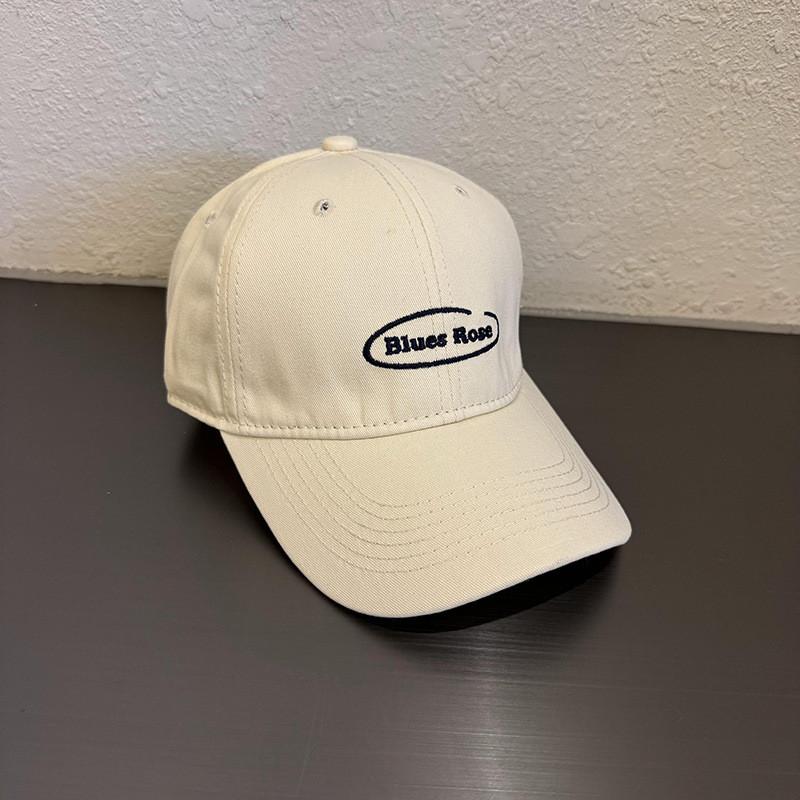 Embroidery Letter Simple Pattern Neutral Casual Baseball Cap For Daily Use