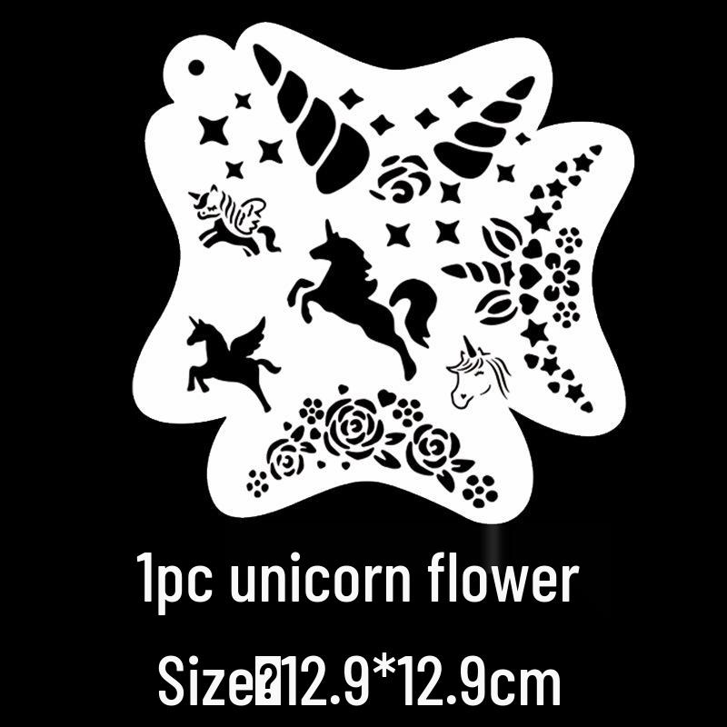 Кружевной трафарет для боди-арта