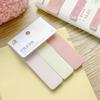 100Sheet Simplicity Sticky Note Solid Color Mini Notepad Creative Study Memo Pad for Kid Lovely Stationery Adhesive Index Note