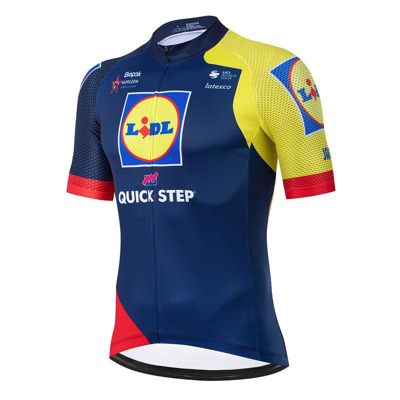 2026 Lidl Soudal Quick Step Летняя Велосипедная Майка Mtb С Коротким Рукавом Велосипедный Комплект Комплект Велосипедных Шорт MTB Ropa Ciclismo Велосипедные Рубашки Maillot