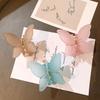 Matte Transparent Butterfly Hair Claws Clips for Women Girls Elegant Decorate Hairpins Headbands Fashion Korean Hair Accessories