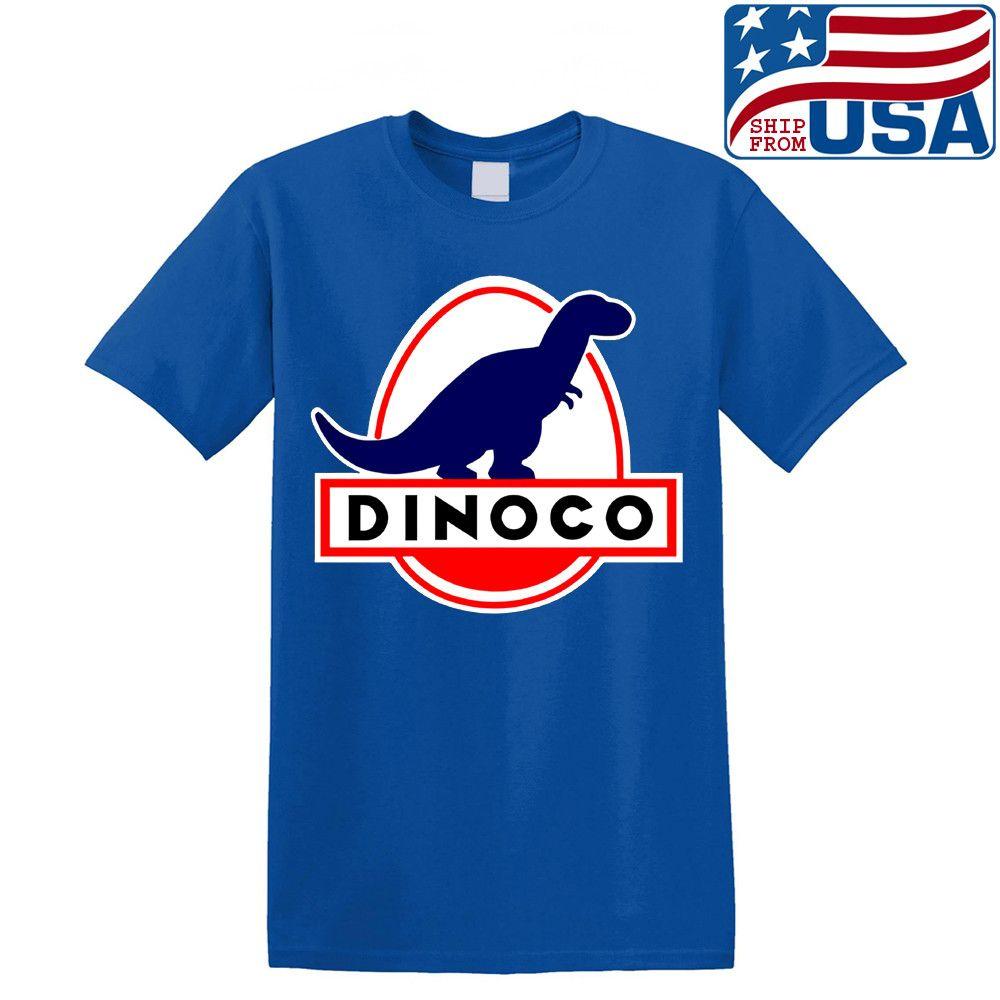 Unisex shirt Cotton Oversize Large Size Dinoco Oil Company Petrol Gas Station Blue
