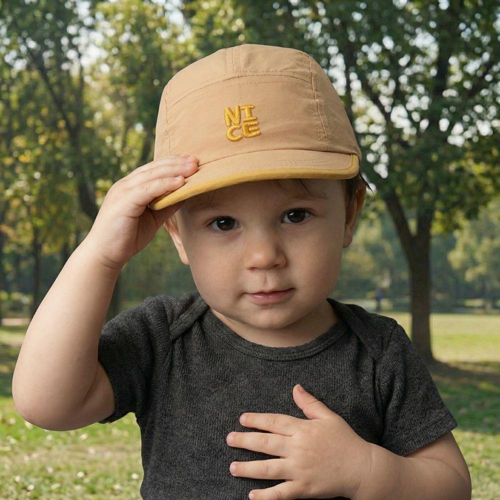 Adjustable Kids Baseball Cap Solid Color Quick Dry Peaked Cap Fashion Children Sun Hat Retro