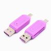 Универсальный USB адаптер (картридер) для любых флэш (TF SD) карт с модным оформлением. Не требует дополнительного питания. Высокая скорость передачи сигнала, до 480 Мб/ с