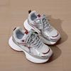 Кроссовки на толстой подошве в стиле "dad shoes", сетчатые, дышащие, ультралегкие, для маленьких ног 22, новые, летние, легкие, повседневные, спортивные