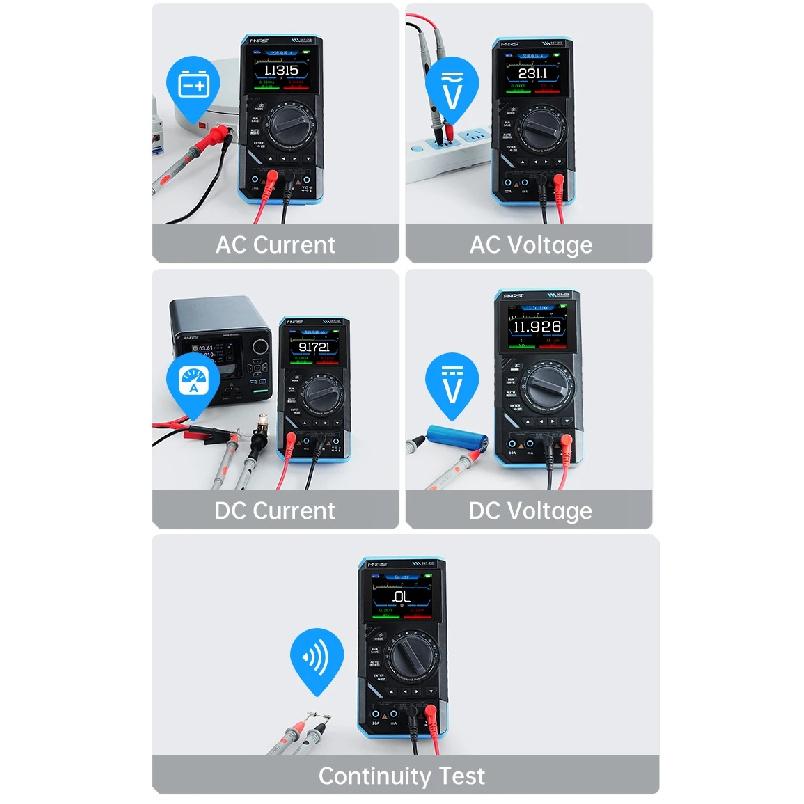 FNIRSI DST-210 и DST-201 - 2-в-1 Автомобильный диагностический инструмент, Портативный, Поворотное управление, Идеально подходит для домашнего использования и ремонта автомобиля