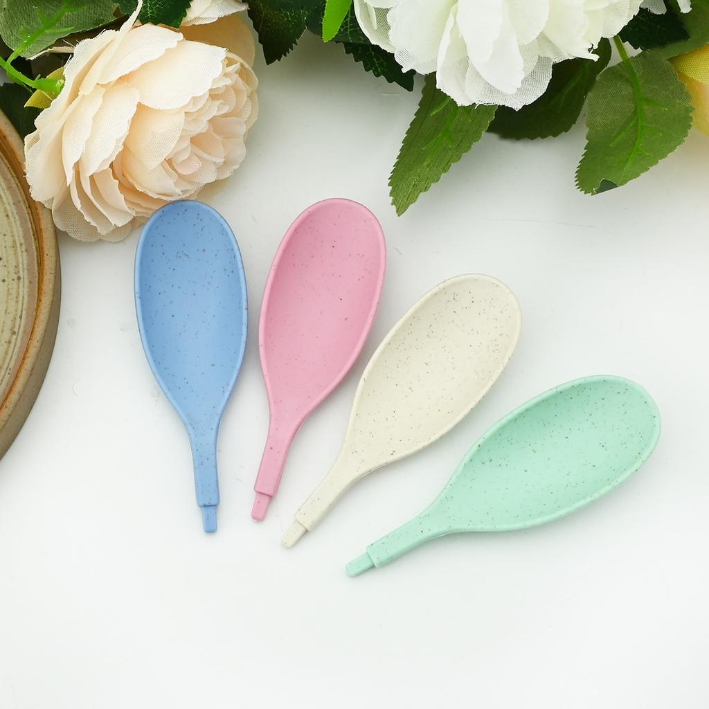 Портативный складной набор столовых приборов, детская посуда из пшеничной соломы, посуда для кемпинга на открытом воздухе с мини-коробкой, вилка, ложка, палочки для еды, посуда