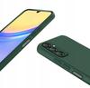 Case for Samsung Galaxy A15 4G/A15 5G SILICONE MATT BACK GREEN + Glass