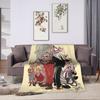 Mort & Phil Mortadelo y Filemón Blanket  Warm Soft Novelty  For Living Room Airplane Travel Flannel Bedspread Bed Cover