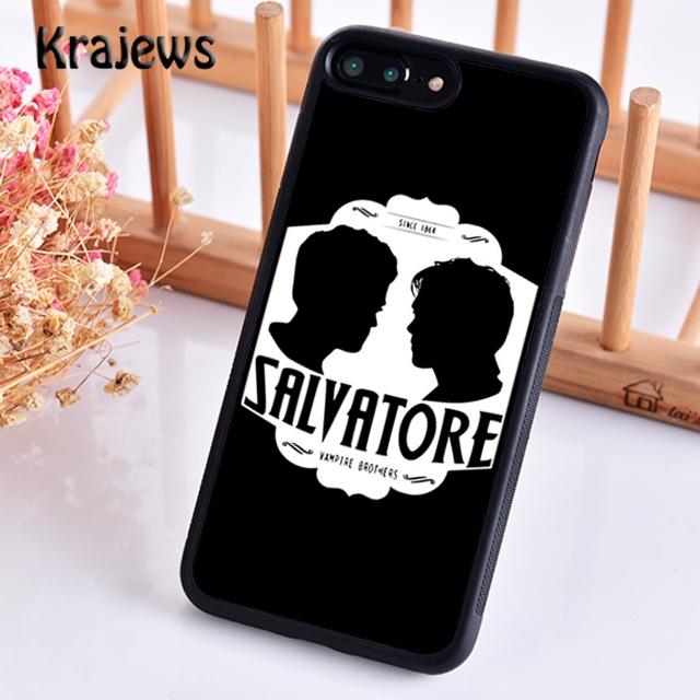 Krajews Дневники вампира КОМАНДА ДЕЙМОНА Мягкий чехол для телефона для iPhone 17 Air 16 15 14 plus 11 12 13 pro max coque Fundas