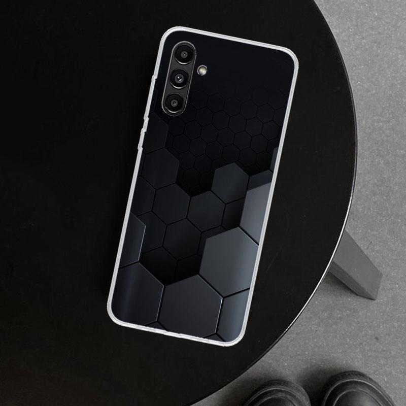 Чехол-накладка с узором из кованого карбона для Samsung Galaxy A17 A16 A26 A36 A56 A57 A37 A15 A25 A35 A55 A14 A24 A34 A54 A13 A23 A3
